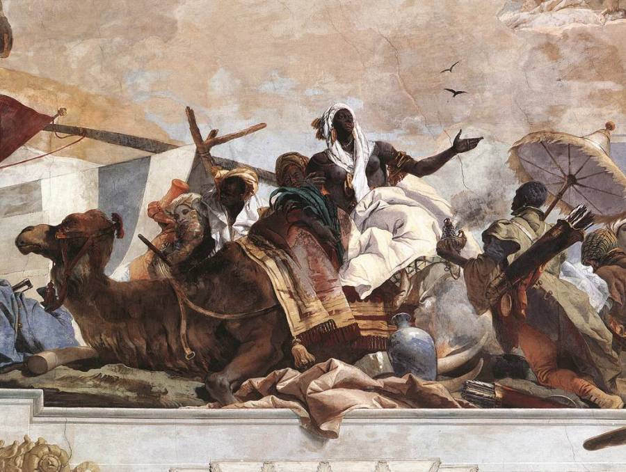 Tiepolo Giambattista - Apollon et les continents (Afrique - droite).jpg